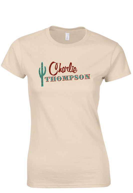 Charlie Thompson - Women's Cactus Logo T-Shirt